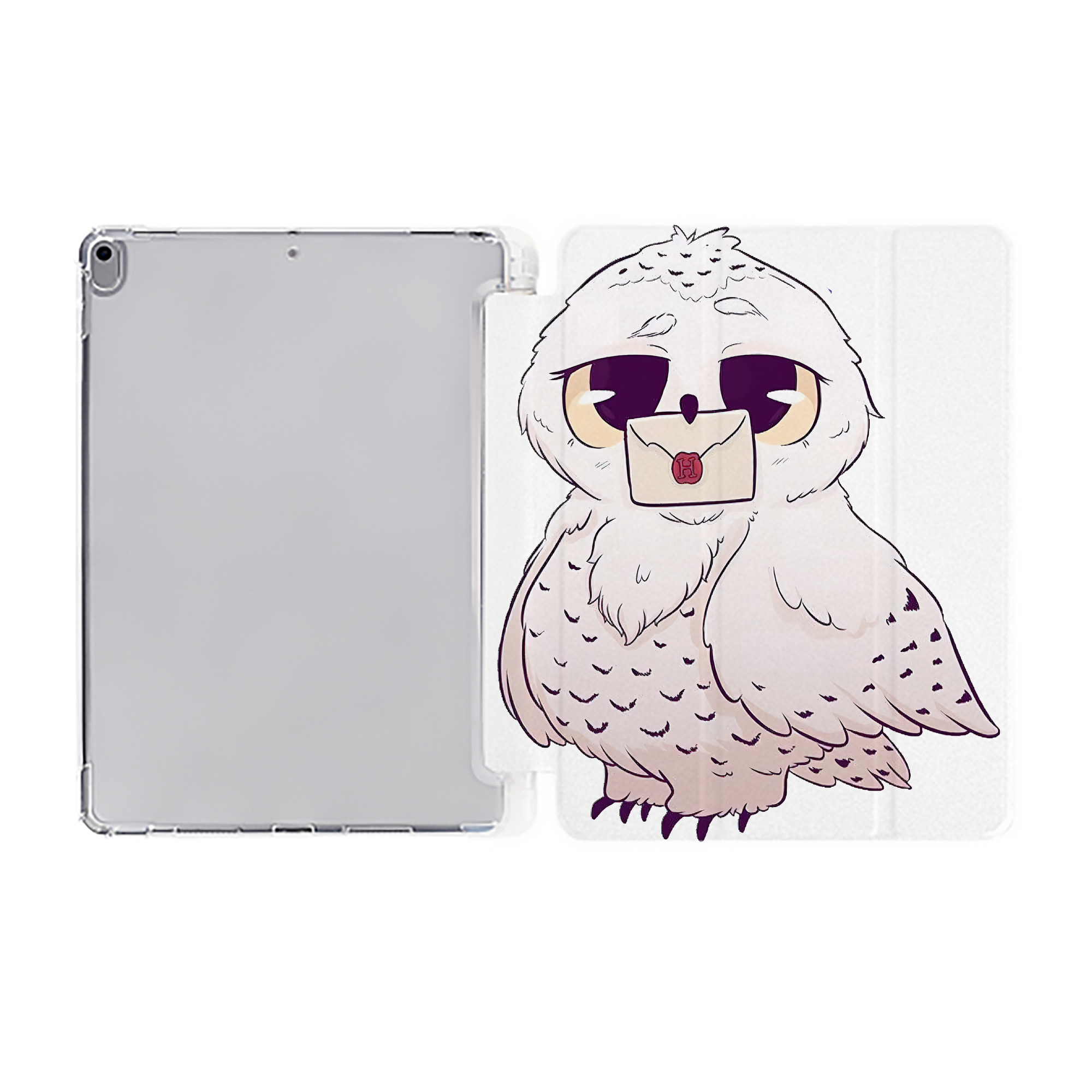 （画像用） Harry Potter ハリー・ポッターシリーズ IPad ケース ペン収納付き 三つ折りスタンド PUレザー×シリコン 対応機種9.5/10.5/10.9インチ